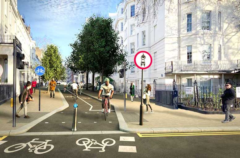 Hyde Park to Marylebone Cycleway